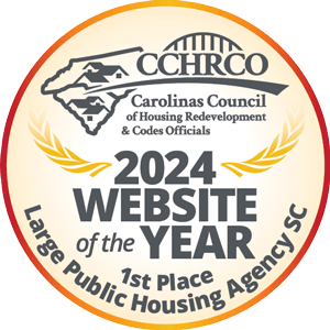 CCHRCO 2024 Website of the Year 1st Place - Large Public Housing Agency, South Carolina